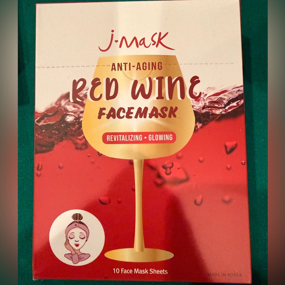 J-Mask Red Wine Face Mask